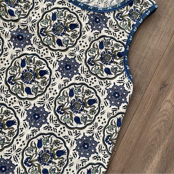 Max Studio Positano Blue Jersey Dress - Picture 3 of 6